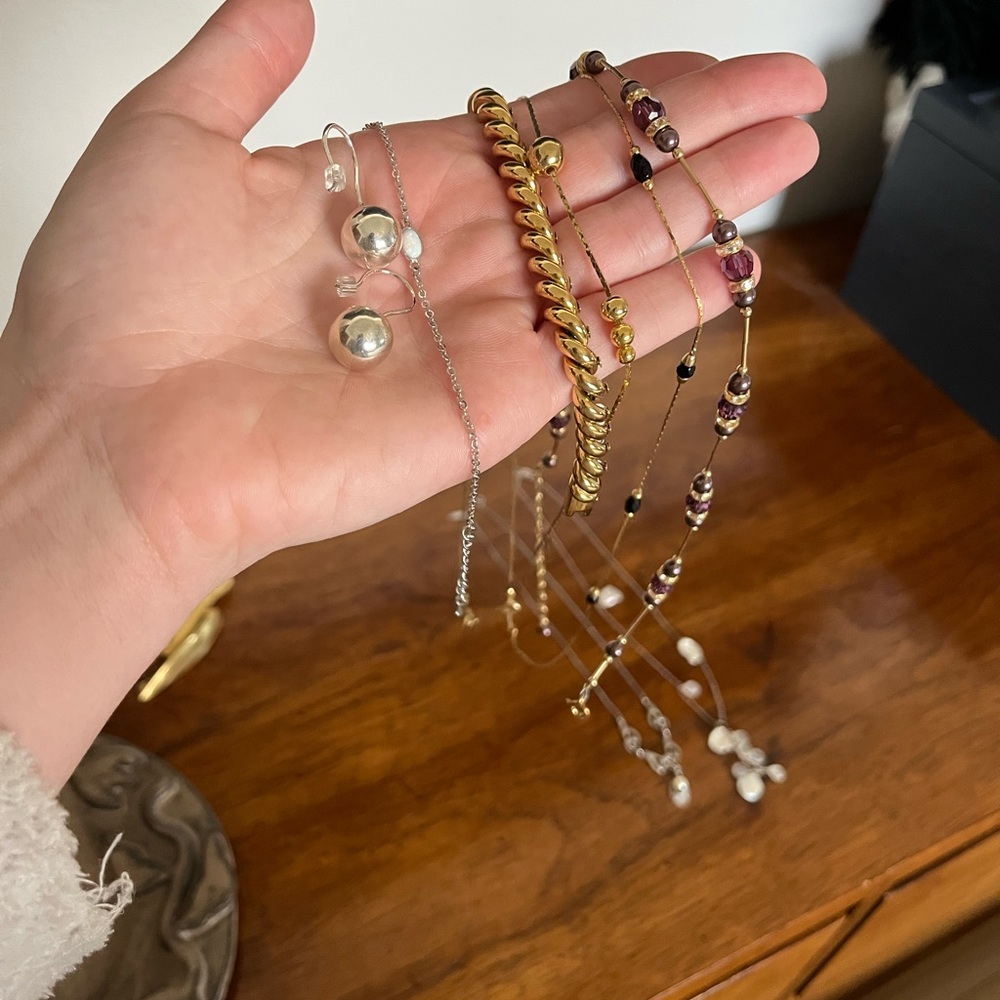 Silver + Gold Bracelets, Necklaces, and Earrings - Mod and Jo, artisan made, etc